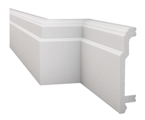 Listwa przypodłogowa cokół faseta 200 cm LP9 - Wysokość: 103 mm Szerokość: 22 mm 