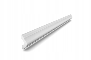 Listwa SZTUKATERIA cokół faseta 200 cm LP1 - Wysokość: 4,2 cm  