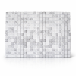Mozaika ŚCIENNA Mozaiki Panel PCV Dekoracyjne Ozdobne Szary Kamień 48x96 cm
