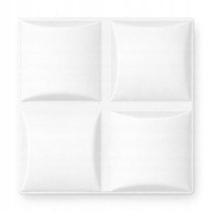 PANELE ścienne Kasetony kaseton Dekoracyjne Sufitowe BIAŁY 3D 50x50 cm
